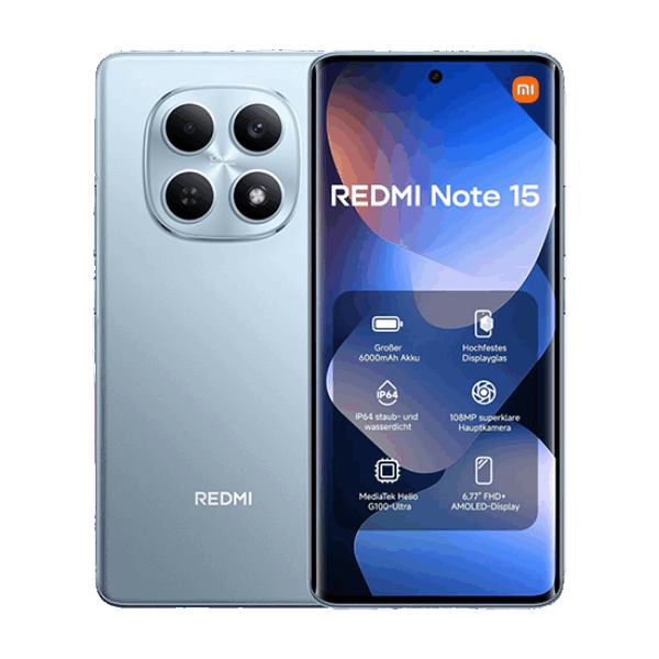 Xiaomi Redmi Note 15 4G Dual Sim 8GB RAM 256GB - Blue